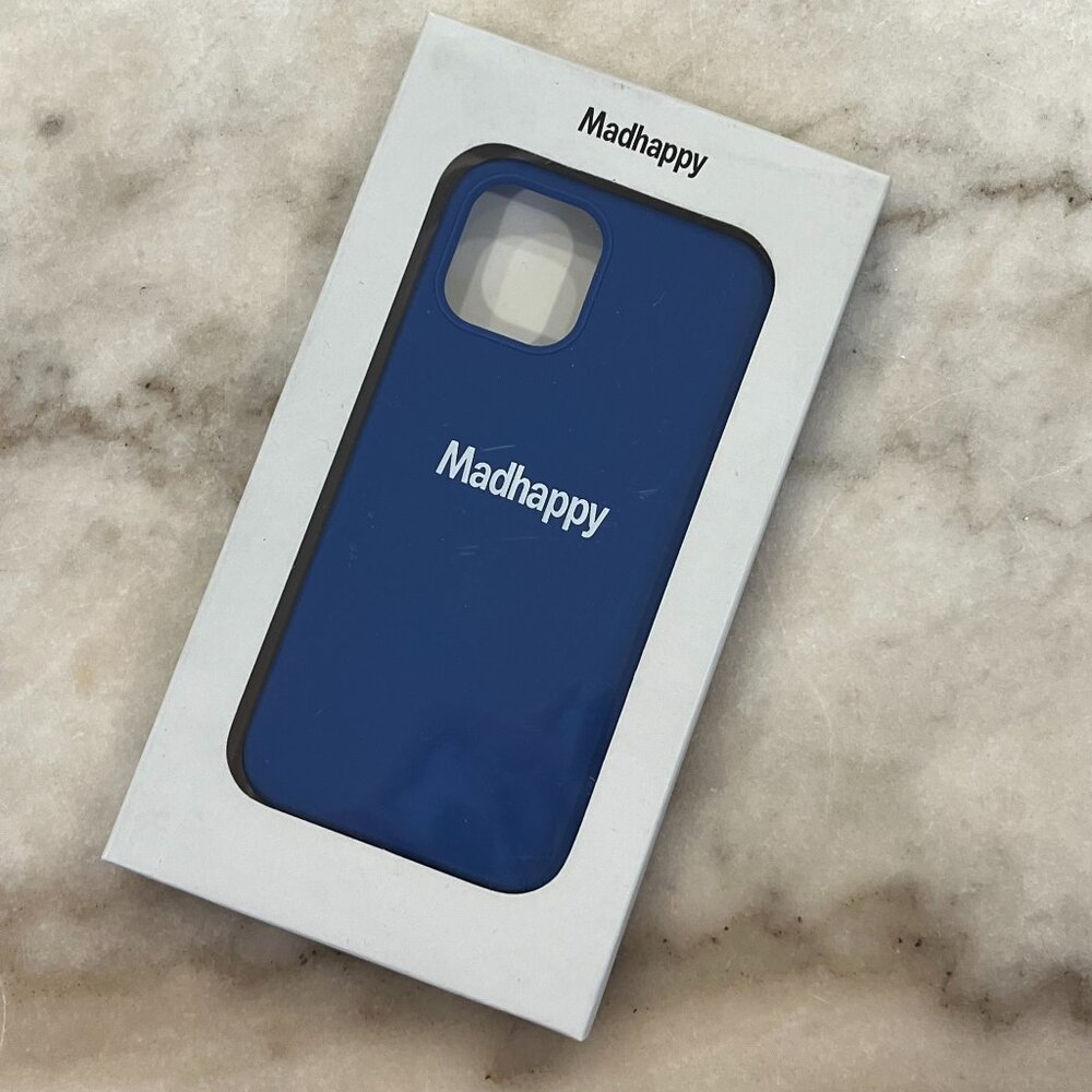 Madhappy iPhone Case, Blue, iPhone 12/12 pro